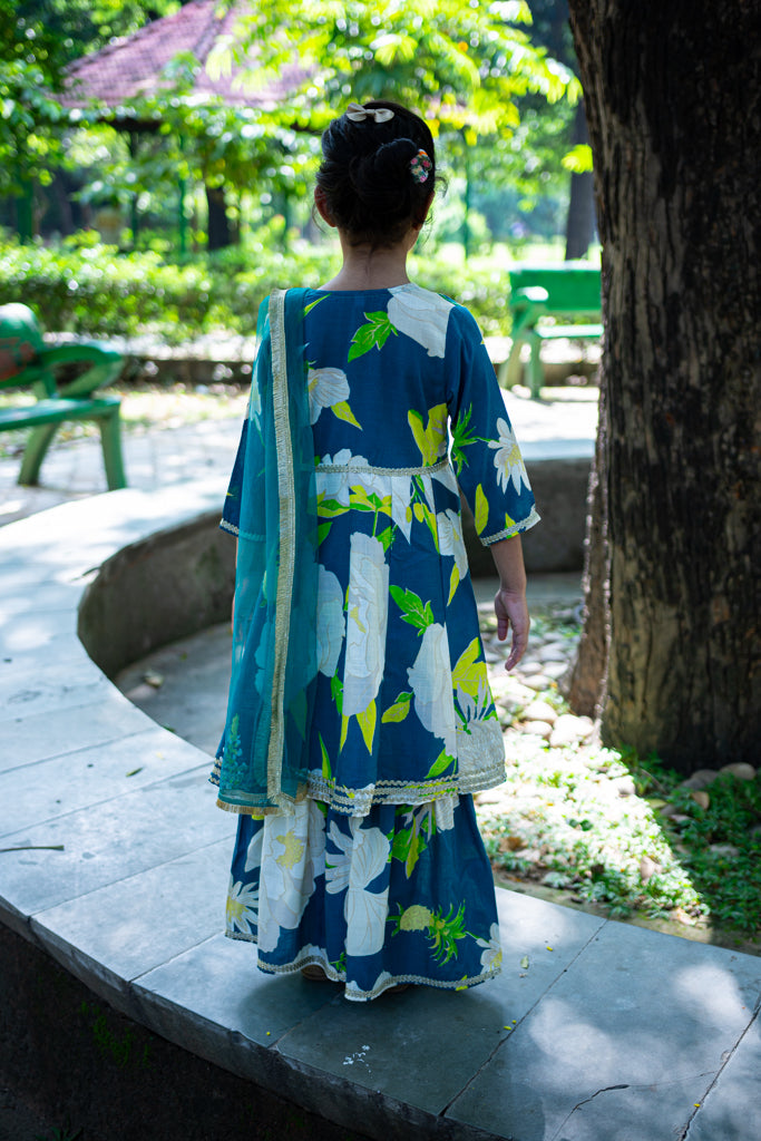 Gotta Patti Kurti Sharara Set With Dupatta