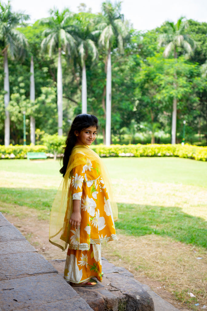 Gotta Patti Kurti Sharara Set With Dupatta