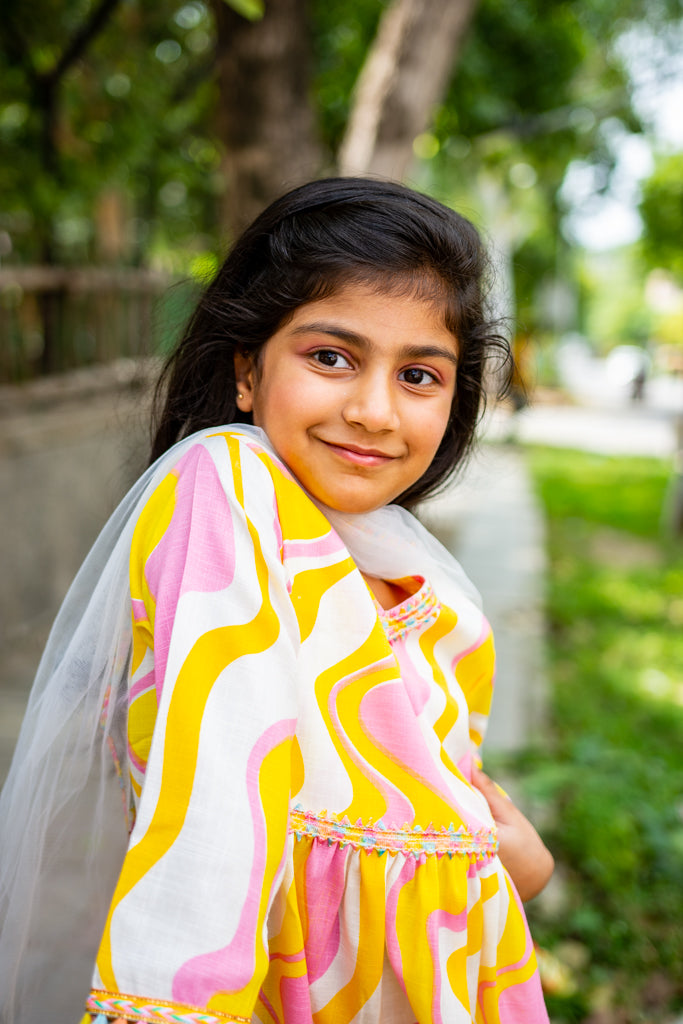 Gotta Patti Kurti Sharara Set With Dupatta