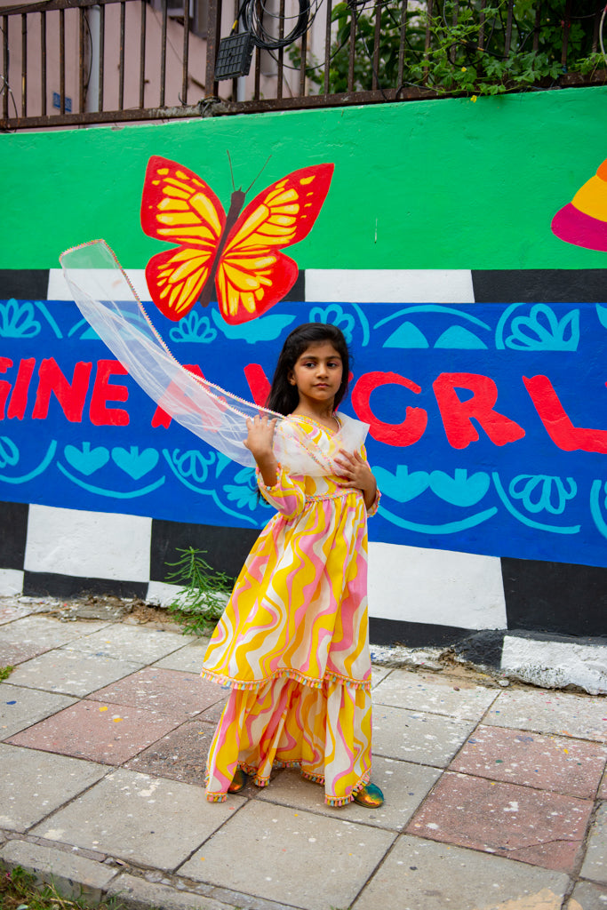 Gotta Patti Kurti Sharara Set With Dupatta