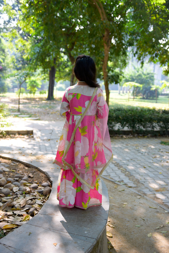 Gotta Patti Kurti Sharara Set With Dupatta
