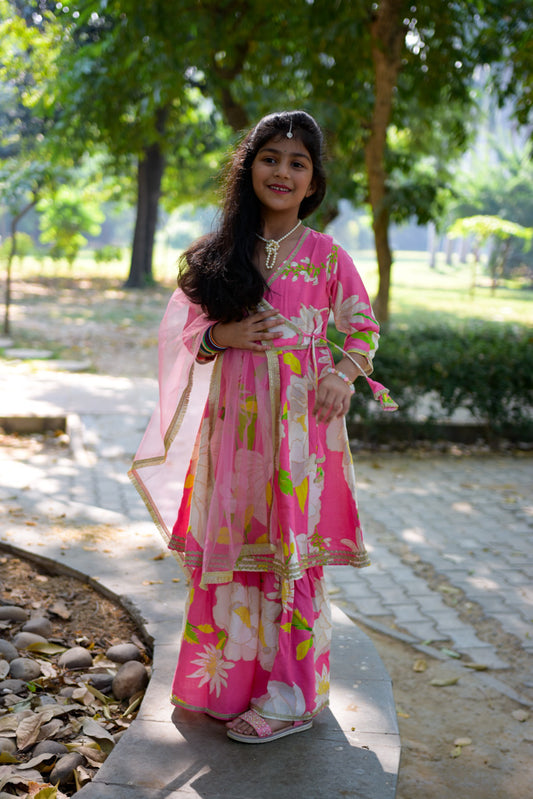 Gotta Patti Kurti Sharara Set With Dupatta