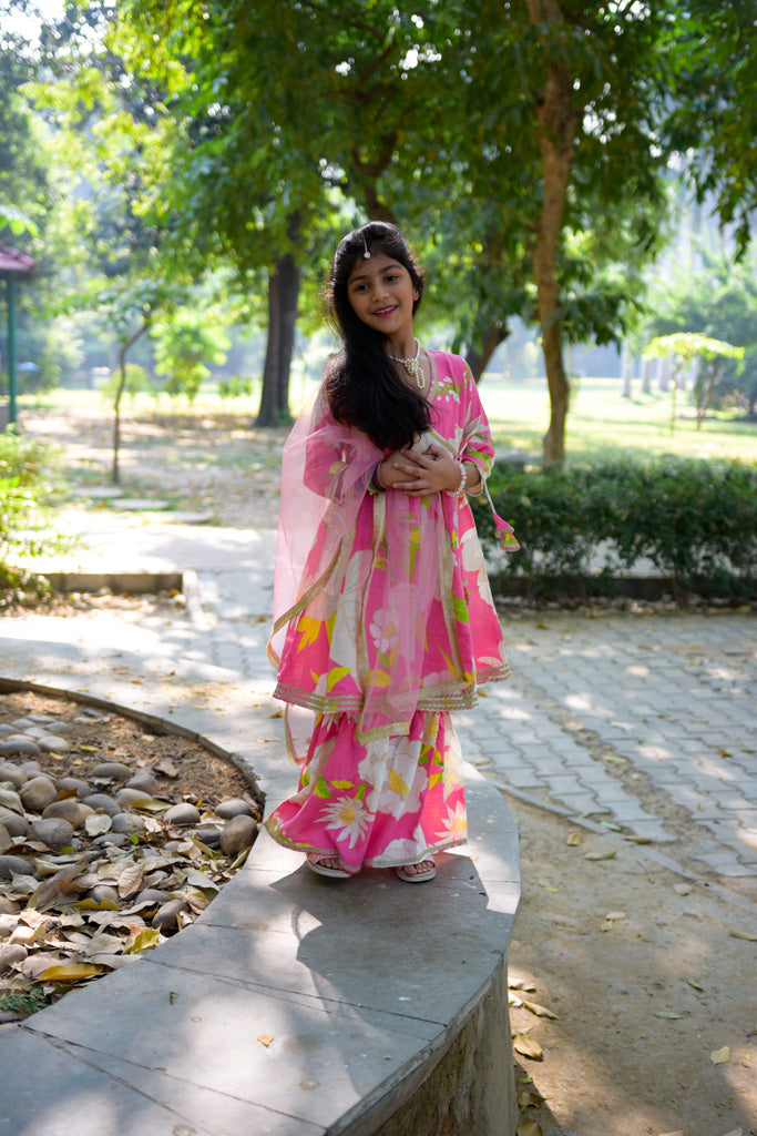Gotta Patti Kurti Sharara Set With Dupatta