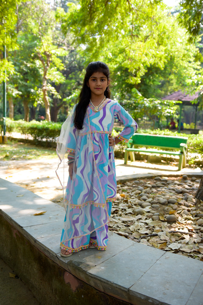Gotta Patti Kurti Sharara Set With Dupatta
