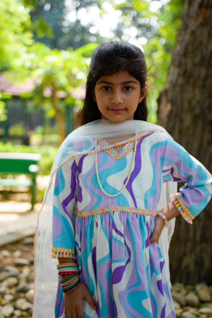 Gotta Patti Kurti Sharara Set With Dupatta