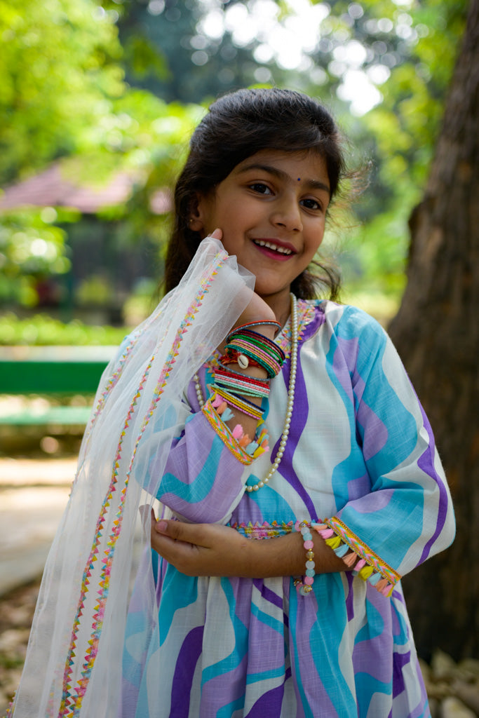 Gotta Patti Kurti Sharara Set With Dupatta