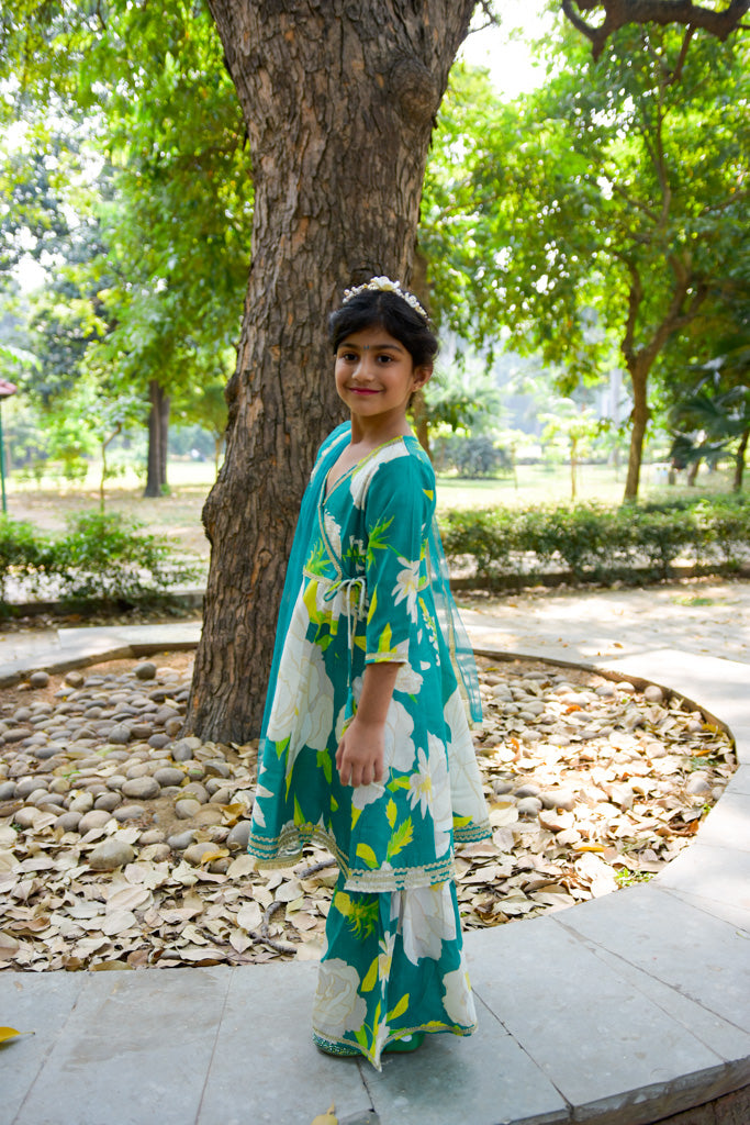 Gotta Patti Kurti Sharara Set With Dupatta