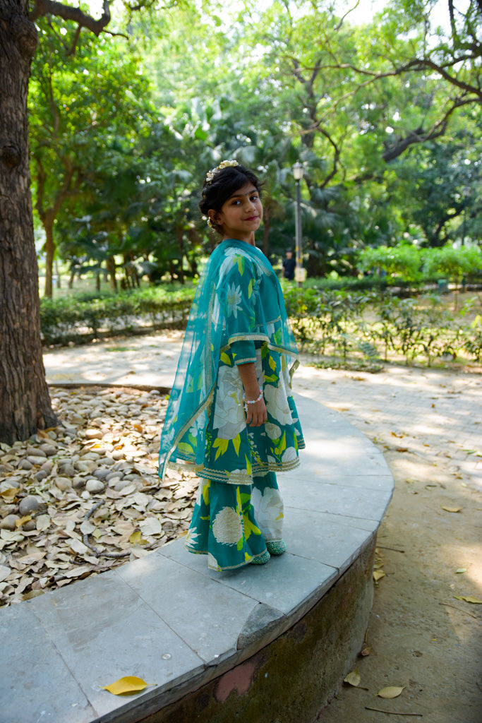 Gotta Patti Kurti Sharara Set With Dupatta