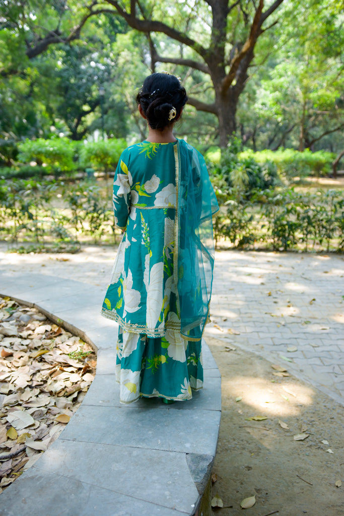 Gotta Patti Kurti Sharara Set With Dupatta