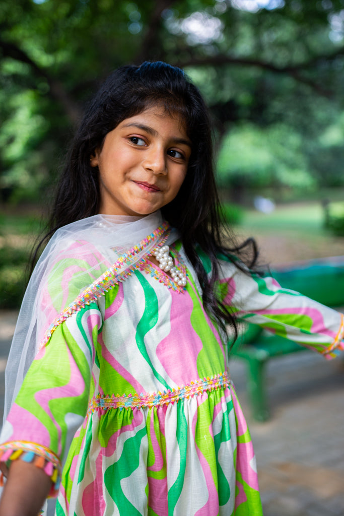 Gotta Patti Kurti Sharara Set With Dupatta