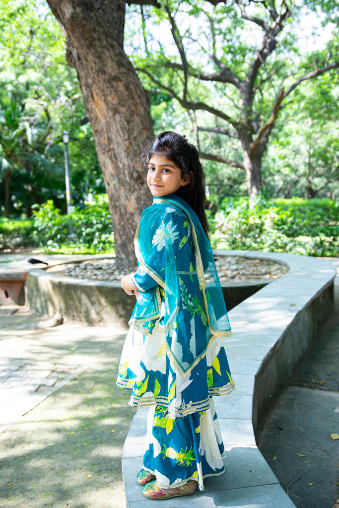 Gotta Patti Kurti Sharara Set With Dupatta
