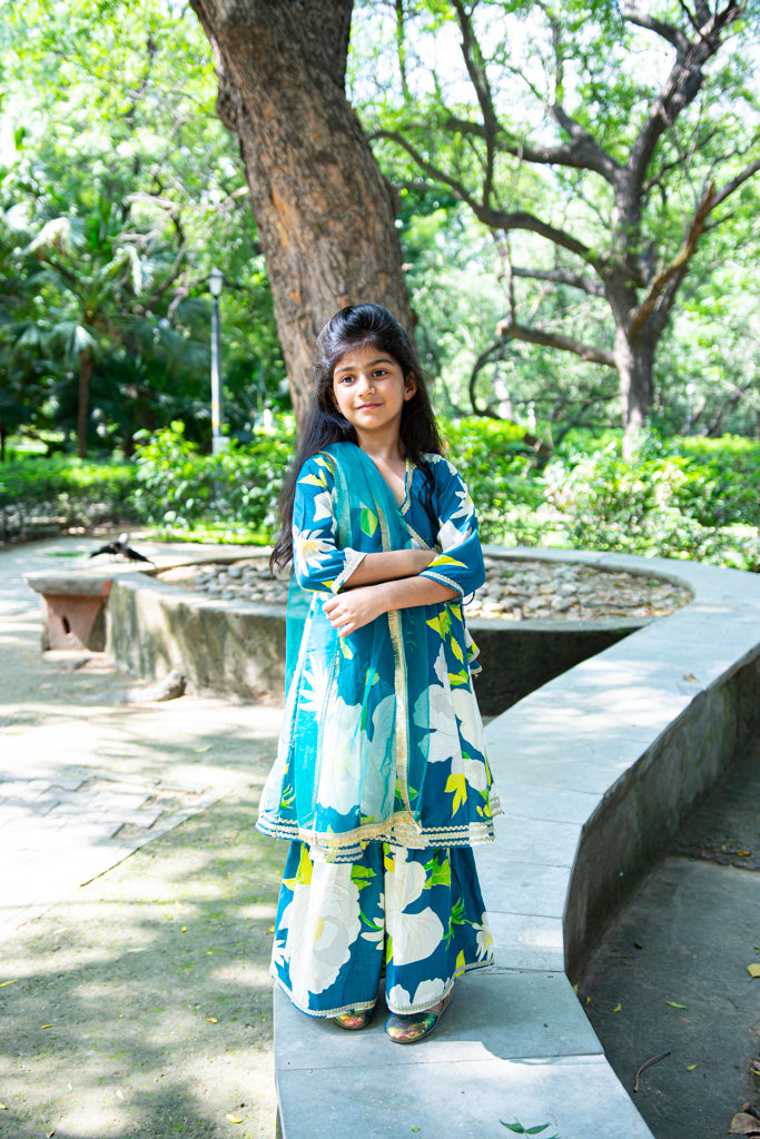 Gotta Patti Kurti Sharara Set With Dupatta