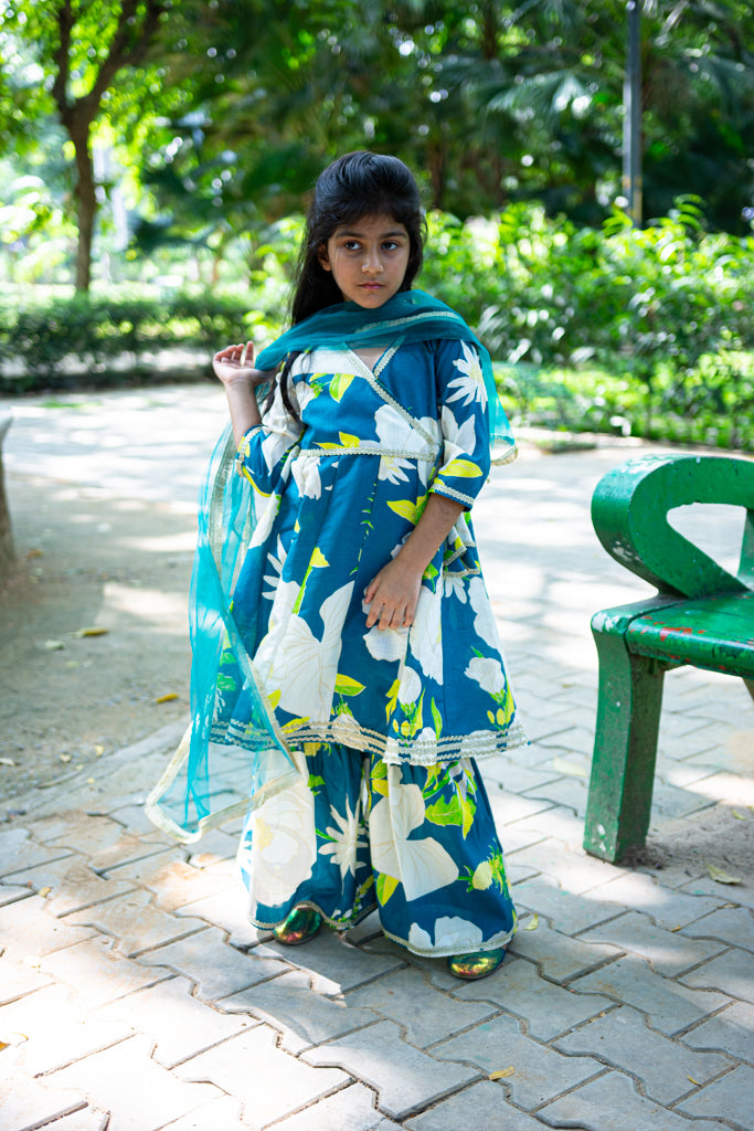 Gotta Patti Kurti Sharara Set With Dupatta