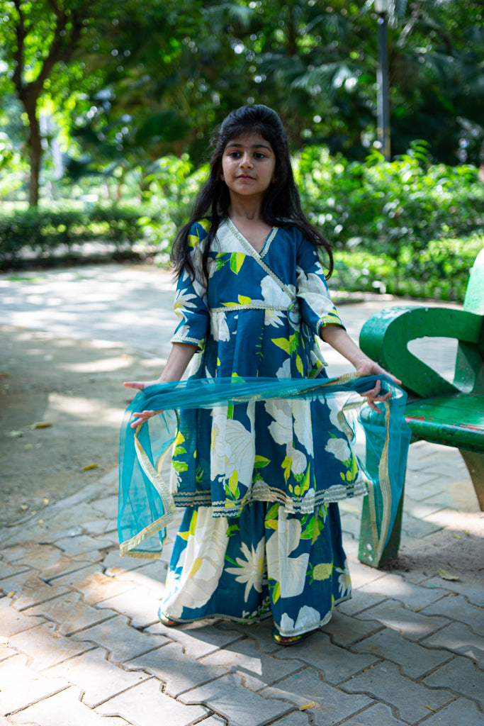 Gotta Patti Kurti Sharara Set With Dupatta