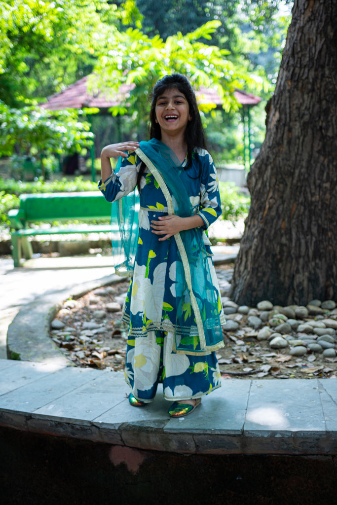 Gotta Patti Kurti Sharara Set With Dupatta