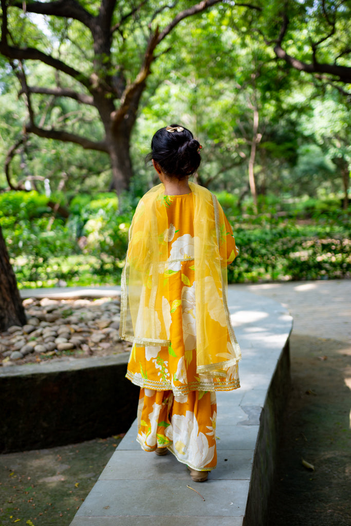 Gotta Patti Kurti Sharara Set With Dupatta