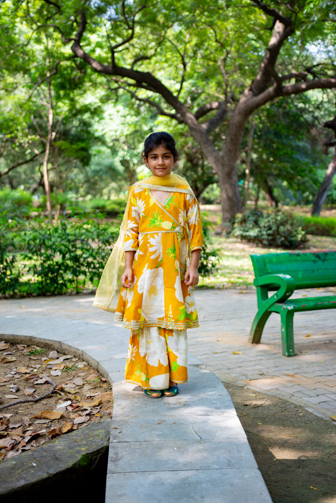 Gotta Patti Kurti Sharara Set With Dupatta
