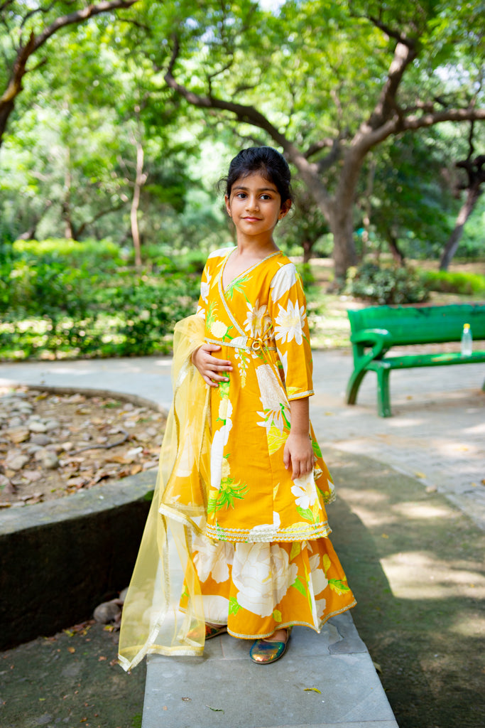 Gotta Patti Kurti Sharara Set With Dupatta